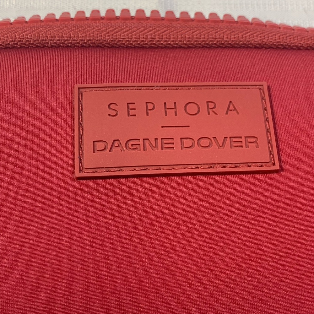 Sephora x Dagne Dover Mara Phone Sling Crossbody Bag burgundy color. NEW - Picture 4 of 9